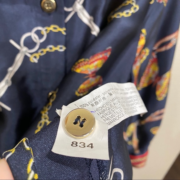 NWOT Zara chain print midi shirt SOLD!! - Picture 12 of 15